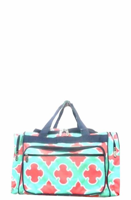 Printed Duffle Bag-OTP417/NAVY